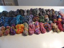 Sockenwollreste, ca. 1250g