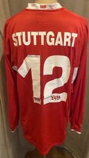 VfB Stuttgart Puma Langarm Matchworn Trikot 2003/04 "debitel" + Nr.12 Gr.L TOP