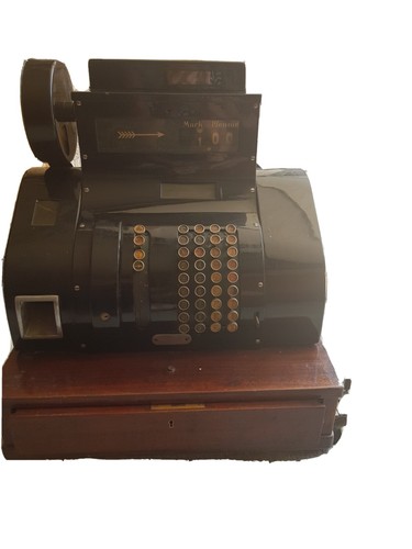 Alte registrierkasse mit - alte, registrierkasse,