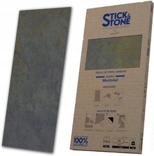 10 Stück selbstklebende Fliesen 30 x 60 cm StoneLeaf 100% Naturstein
