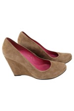 Buffalo Damen Wedges Gr. 38 Braun Elegant Klassisch Keilabsatz Schuhe