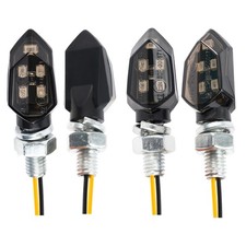 4x Motorrad Mini LED Blinker