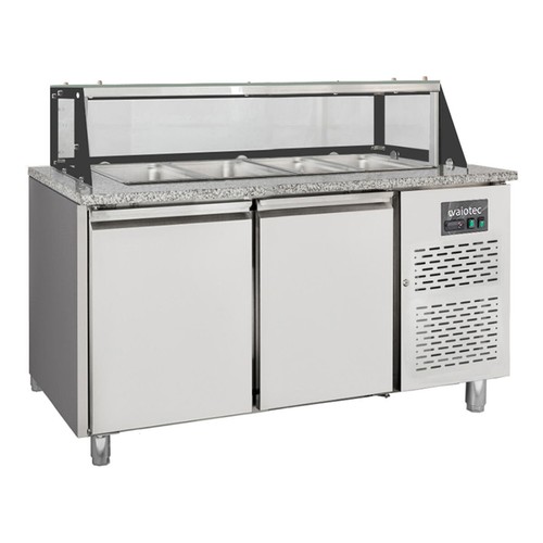 Gastro saladette glasaufsatz - m,