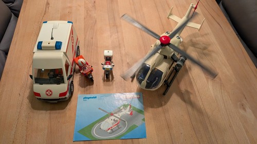 Playmobil rettungshubschrauber - playmobil,