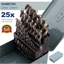 25tlg HSS Spiralbohrer Satz