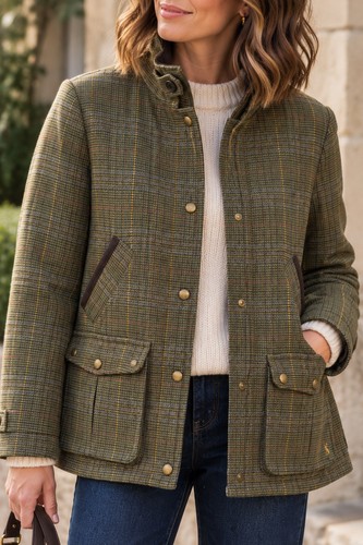 Joules field coat tweed - field,