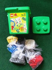 Konvolut Lego Duplo 2268  -  Eimer  "Schmusekatze" & 7 Beutel Classic Steine 