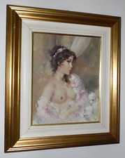 Nackte Frau feines Ölgemälde