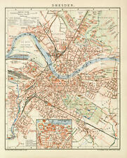 Dresden historischer Stadtplan