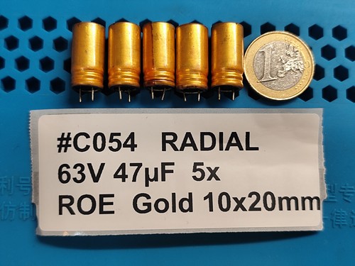 Roederstein gold 47uf - 5x,