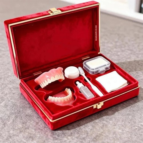 Kosmetik zahnprothese set ober - zahnprothese,