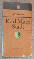 Ddr stadtplan karl marx stadt - stadtplan,