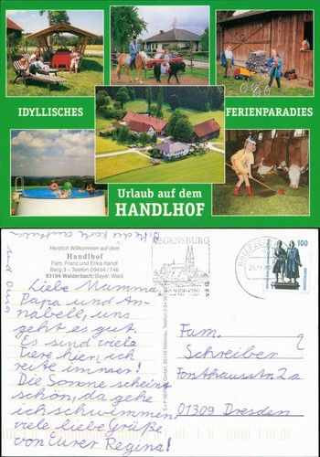 Ansichtskarte walderbach - ansichtskarte,