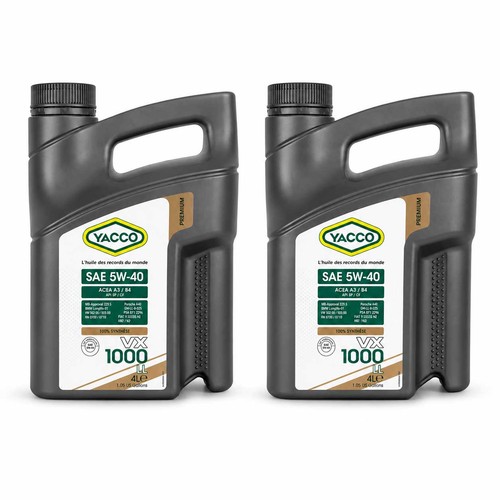 Yacco 1000 5w40 motoröl - yacco, vx