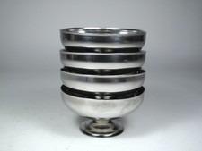 wmf eisbecher dessert schale cromargan 60er design mid century wagenfeld stil