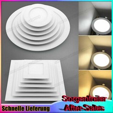 LED Panel Einbaustrahler Deckenleuchte Einbauleuchte Flach Rund Einbau Spot 230V