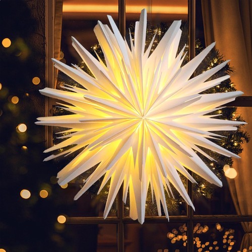 Weihnachtsstern beleuchtet - weihnachtsstern,,
