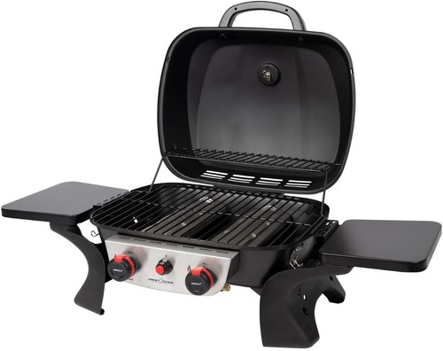 Gasgrill schwarz 2 brenner - schwarz,,