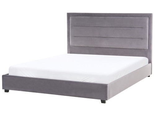 Wasserbett samt dunkelgrau - samt,