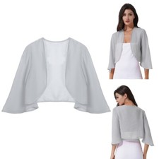 Damen Elegant Bolero Halbarm