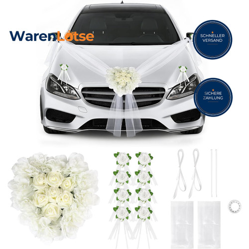 Autoschmuck hochzeit - autoschmuck,