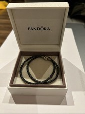 Pandora Leder-Kette Geflochten