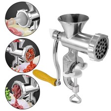 Fleischwolf Hochwertiger mit Edelstahl-Messer & Lochscheibe, Manuell Rostschutz