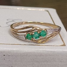 ⭐️ 333 GG &  Smaragd Ring