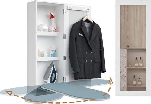 Bügelbrett Schrank Spiegel