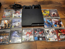 Sony Playstation PS3 CECH-2003B, 2 Controller, 14 Spiele, incl Kabel