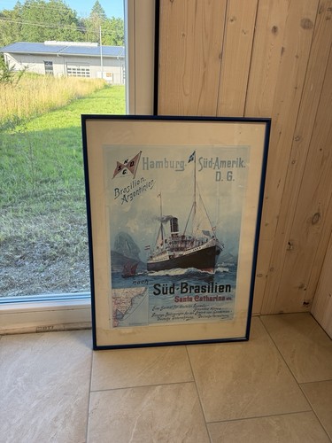 Historisches reederei plakat - historisches, reederei-plakat