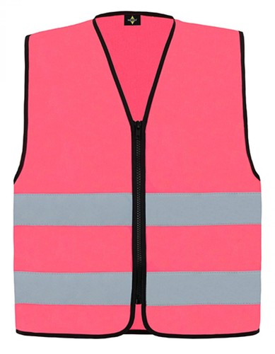 Safety vest with zipper - with,