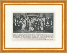 Feier Eiserne Hochzeit Superintendent Martius und Elise Faksimile SP 003 Gerahmt