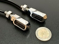 JS-Parts 3in1 Mini Led Blinker "Stealth I" für Harley Davidson chrome E-geprüft 