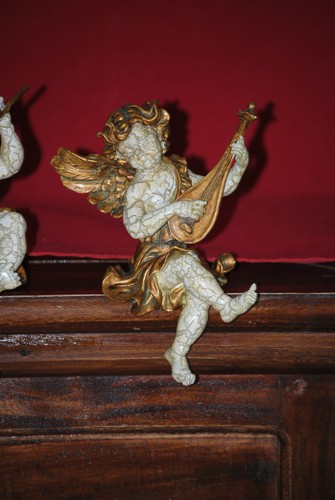 Engel barock kantenhocker - engel,