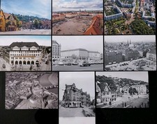 9 alte Postkarten Dresden 21×14 cm