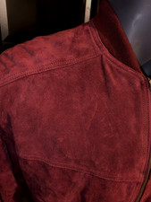 C&A Herren  Wildleder Jacke Gr. 48, in Weinrot, sehr guter Zustand