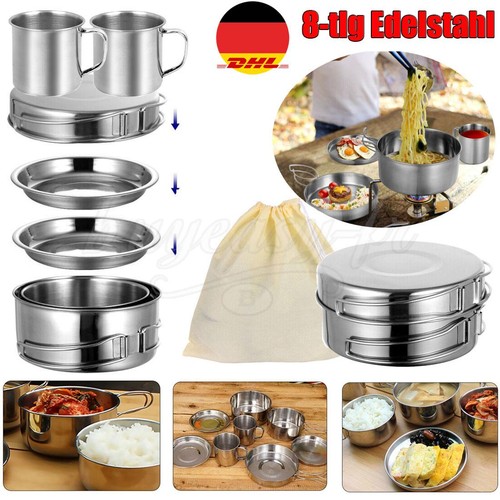 Camping geschirr set 3 - set, 2-3