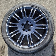 1x Alufelge 18 Zoll 8.5" 5x112 38ET Glanz Schwarz Mercedes-Benz W211 Rim Wheel