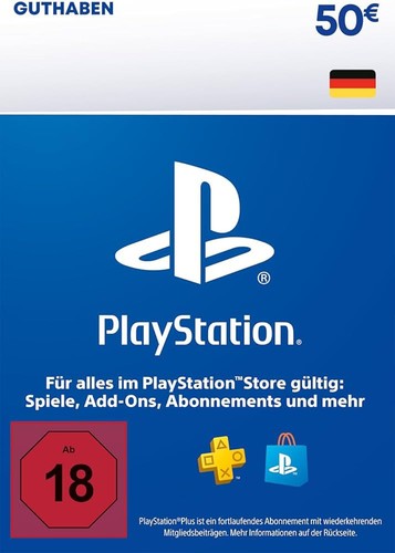 Psn guthabencode - 50€, psn-guthabencode