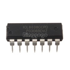 2 Stück ICL8038 ICL8038CCPD Funktionsgenerator IC DIP-14 Sinus Rechteck Dreieck
