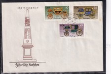 DDR Historische Kutschen Mi 2147, 2150, 2152, Gotha 04.08.76