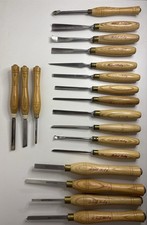 Robert Sorby Drechselbeitel 19-tlg. HSS Sheffield England gebraucht Top Zustand