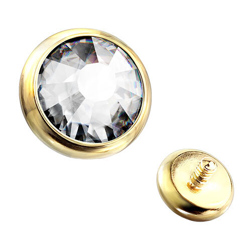 Dermal anchor piercing aufsatz - dermal,