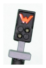 Hl Zwergsignal - Schotterzwerg (W + RA12) - DR - Spur TT