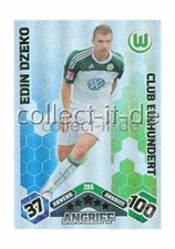 Match Attax 10/11 - 396 - EDIN DZEKO - Club Einhundert
