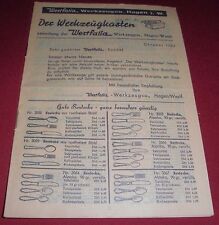 dachbodenfund versand haus katalog mitteilung westfalia werkzeug co hagen  1953