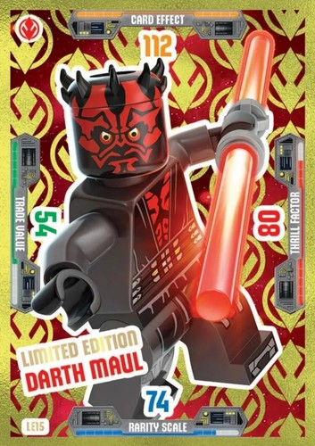 Lego star wars trading card - star,