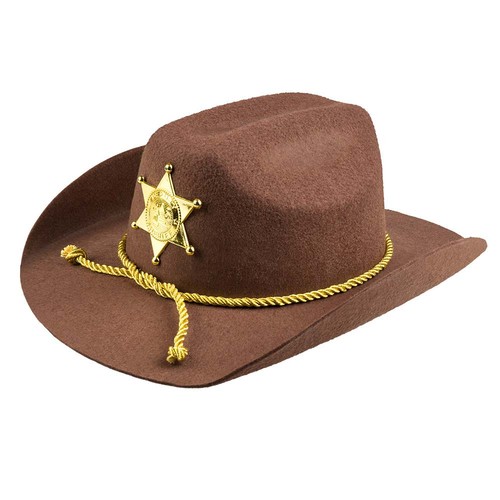 Cowboyhut deputy sheriff braun - sheriff,