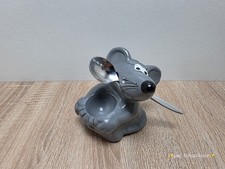 Uli Stein Maus - Eierbecher mit Löffel /  90er Jahre 